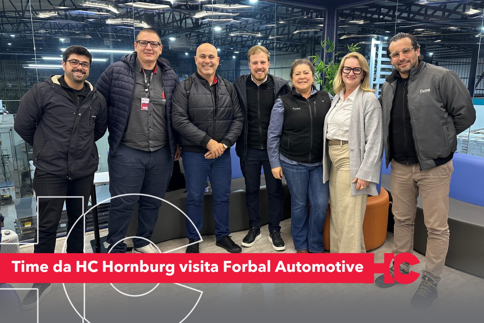 Time da HC Hornburg visita Forbal Automotive